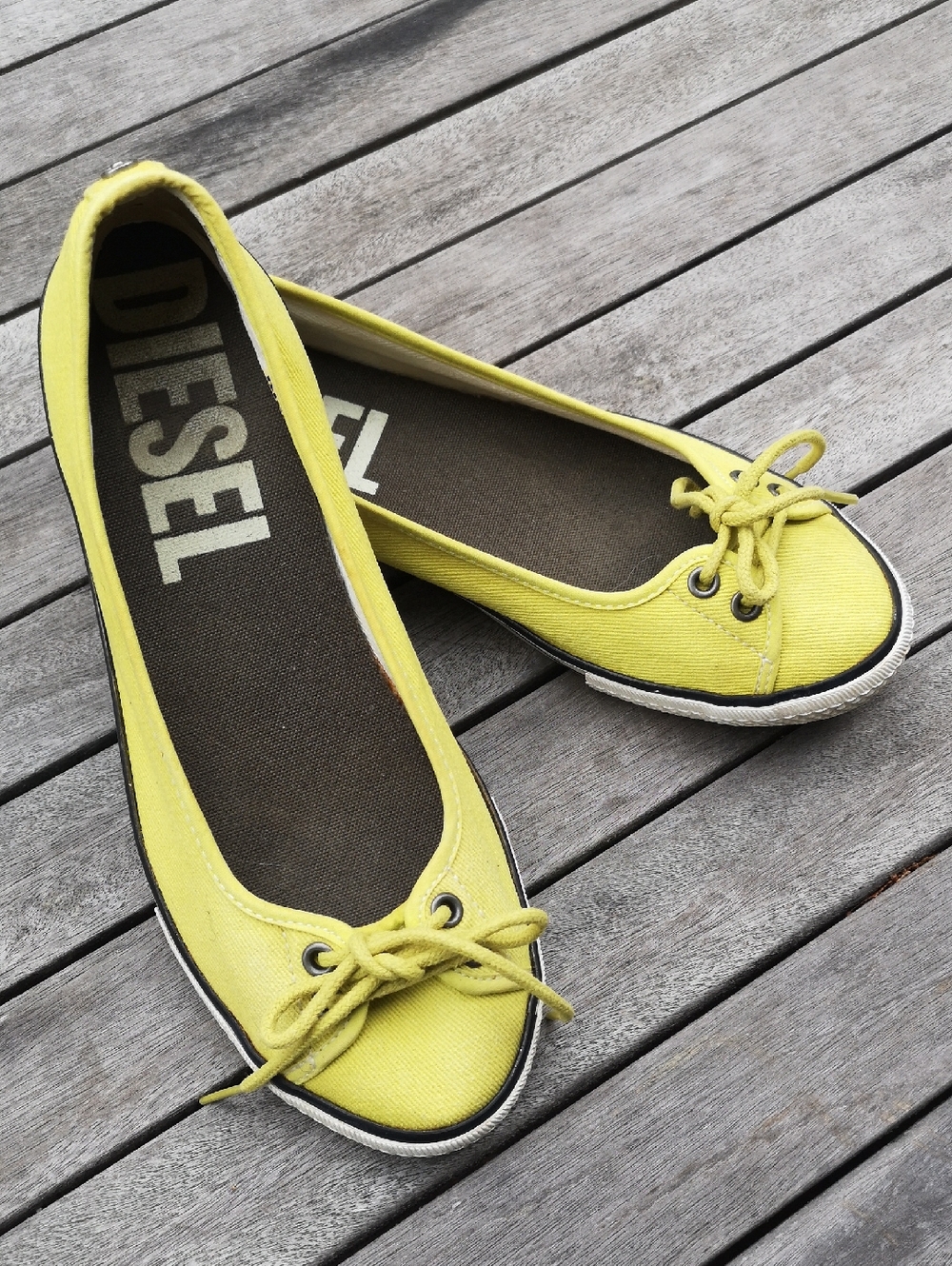 Yellow Diesel slip-ons